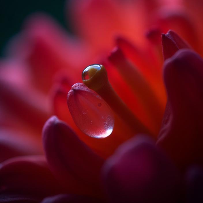 Macro shot of a rare, multi-colored flower grown at Geyser Petals.